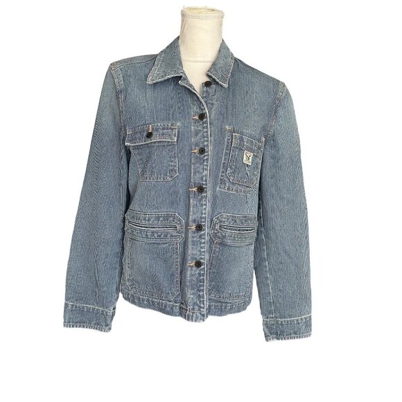 American Living Blue Denim Jacket - Picture 10 of 11